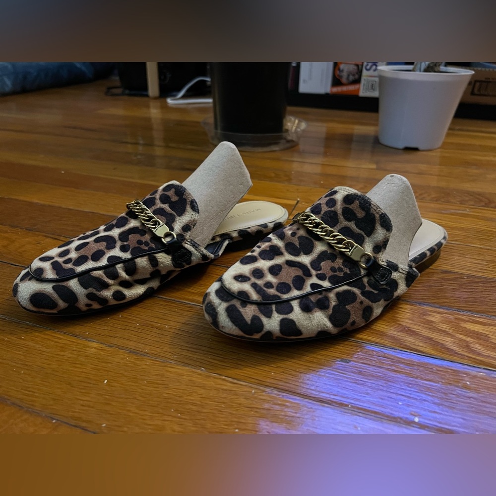 Marc Fischer Cheetah Print slides- Sz 7 womens